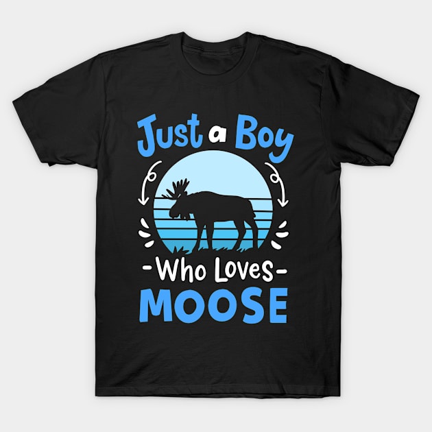 Moose Moose Lover Retro T-Shirt by CreativeGiftShop